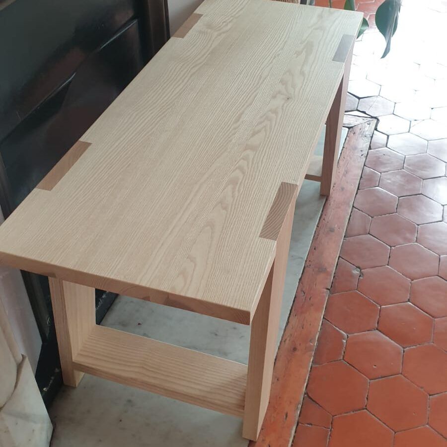 Banc en frêne massif — photo 3