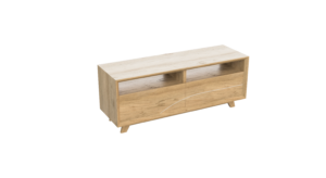 Vue 3D meuble TV