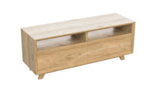 Vue 3D meuble TV
