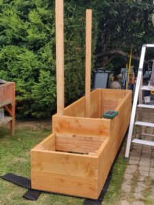 Jardinière bac potager en douglas